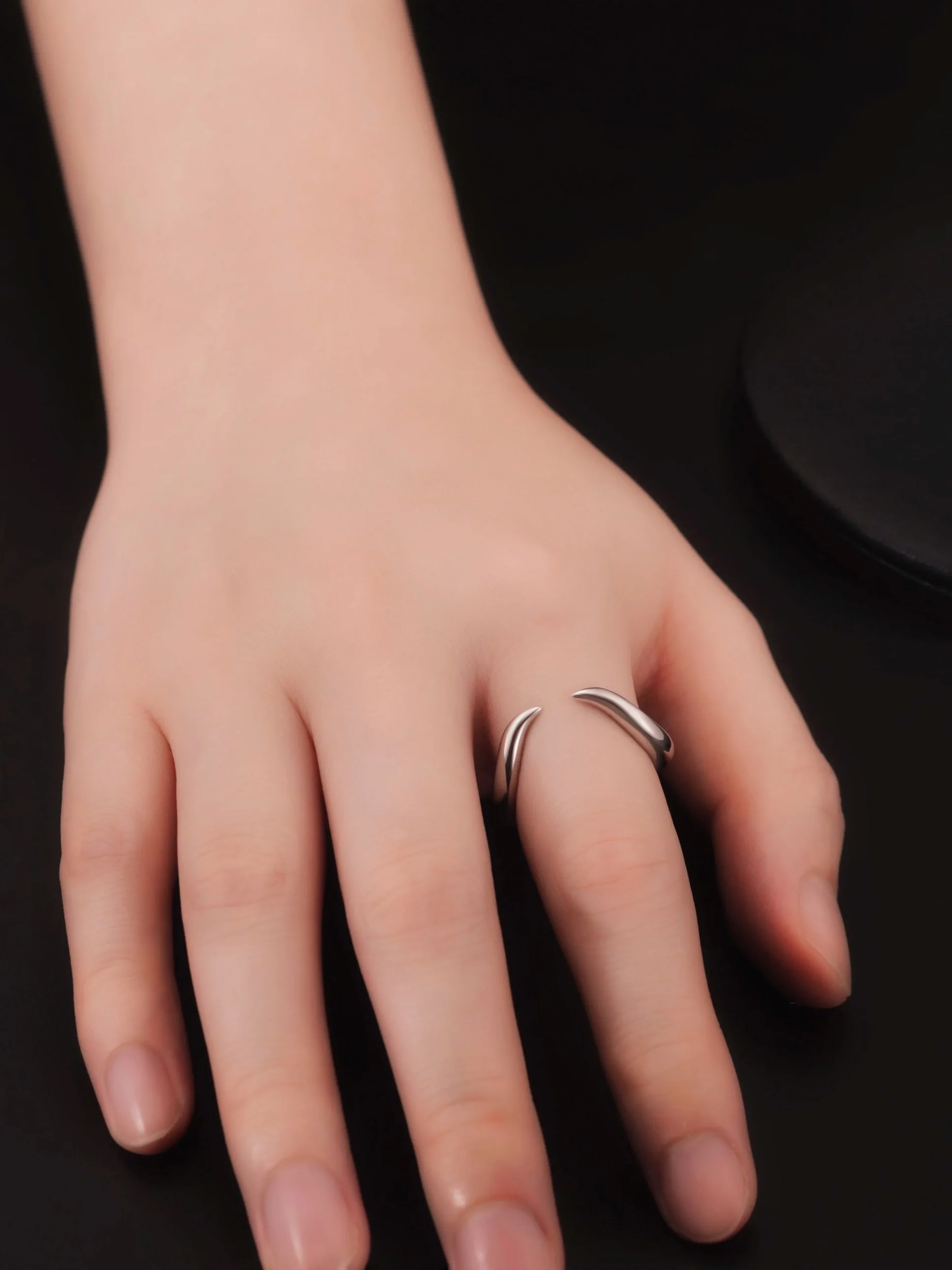 Albedo’s Horn Ring - Sterling Silver - Image 9