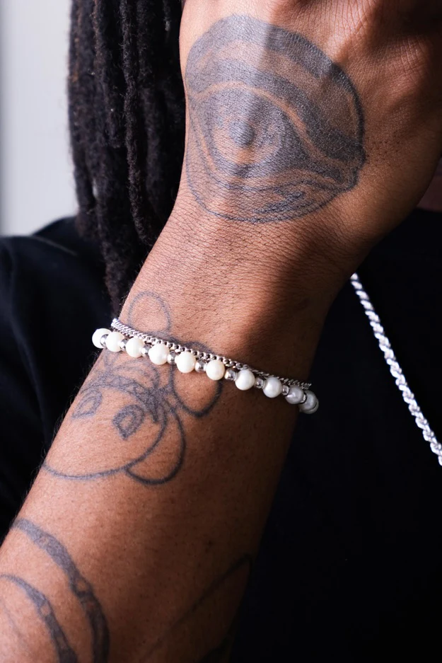Astral Pearl Bracelet - Sterling Silver - Image 3