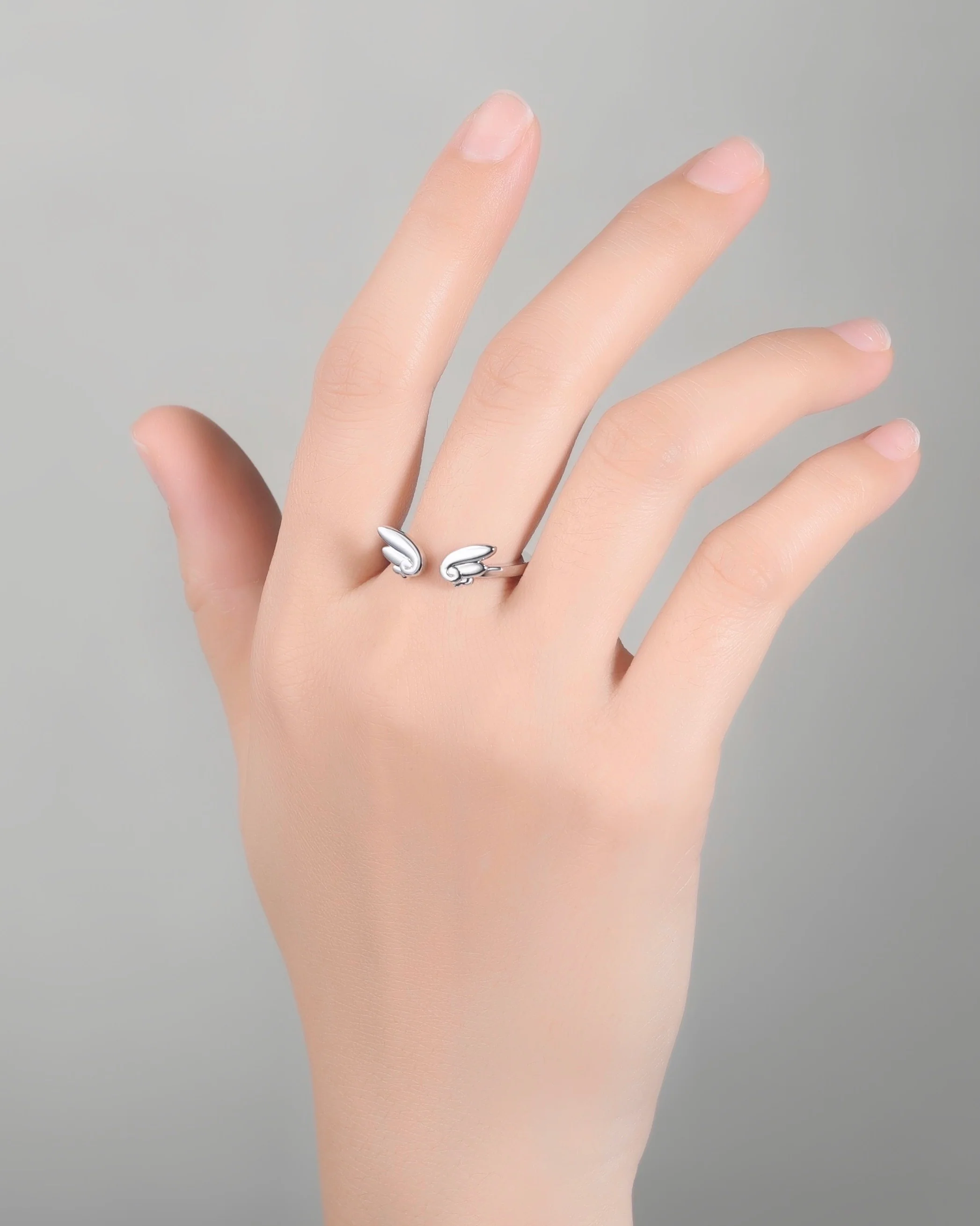 Chibi Wing Ring - Sterling Silver - Image 2