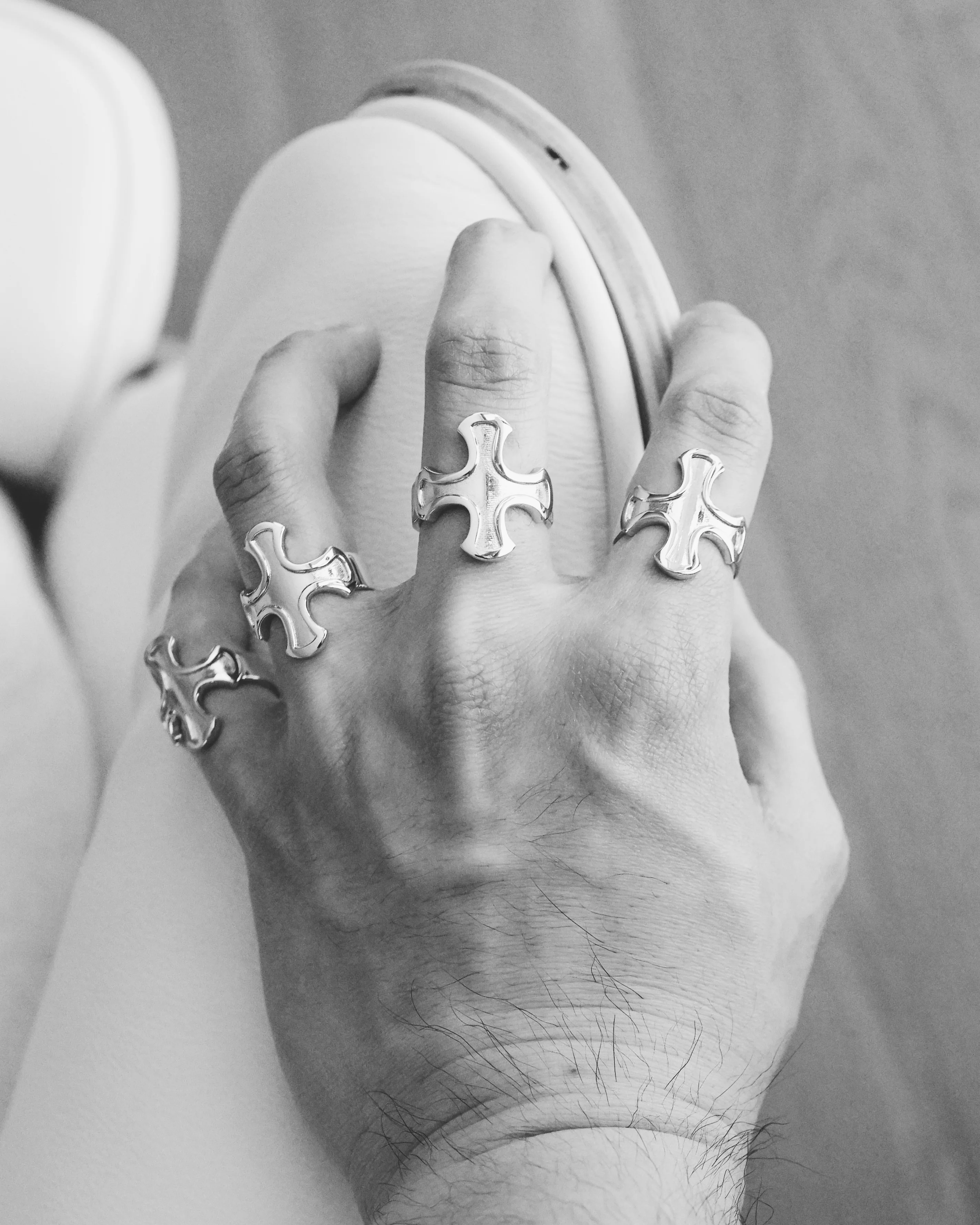 Cross Ring - Sterling Silver - Image 4