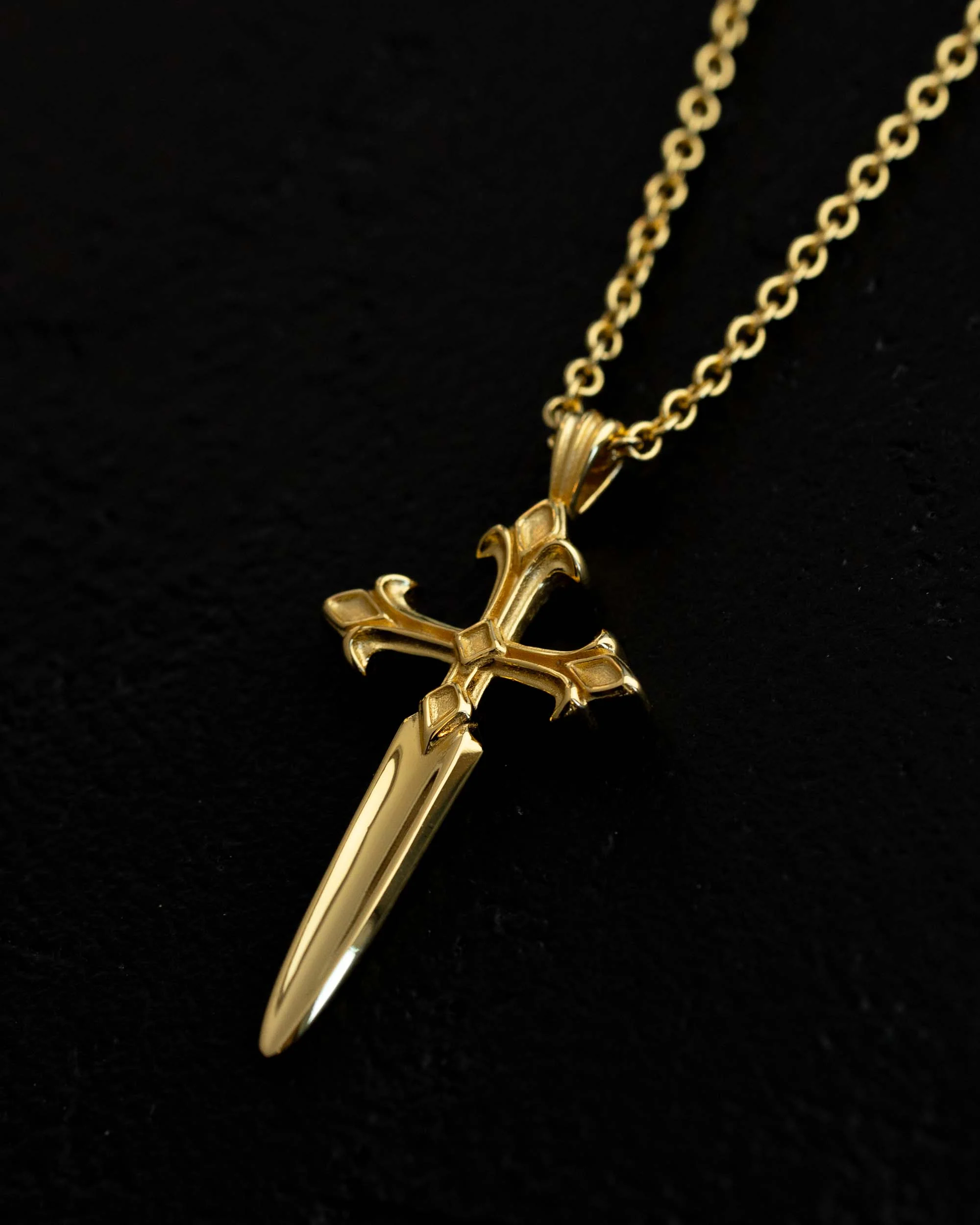Dagger Necklace - 18K Gold - Image 2