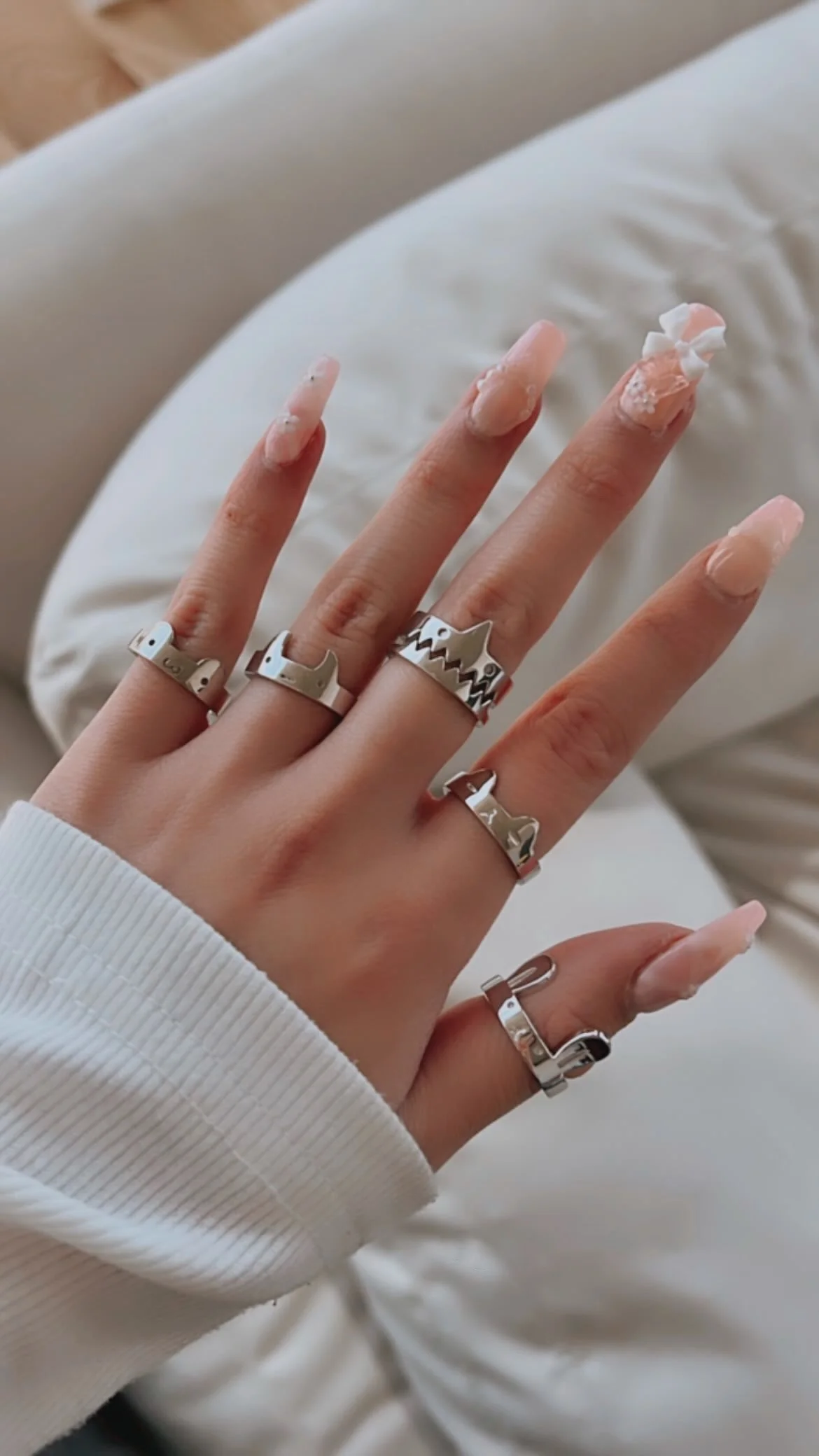 Aku Ring - Sterling Silver - Image 3