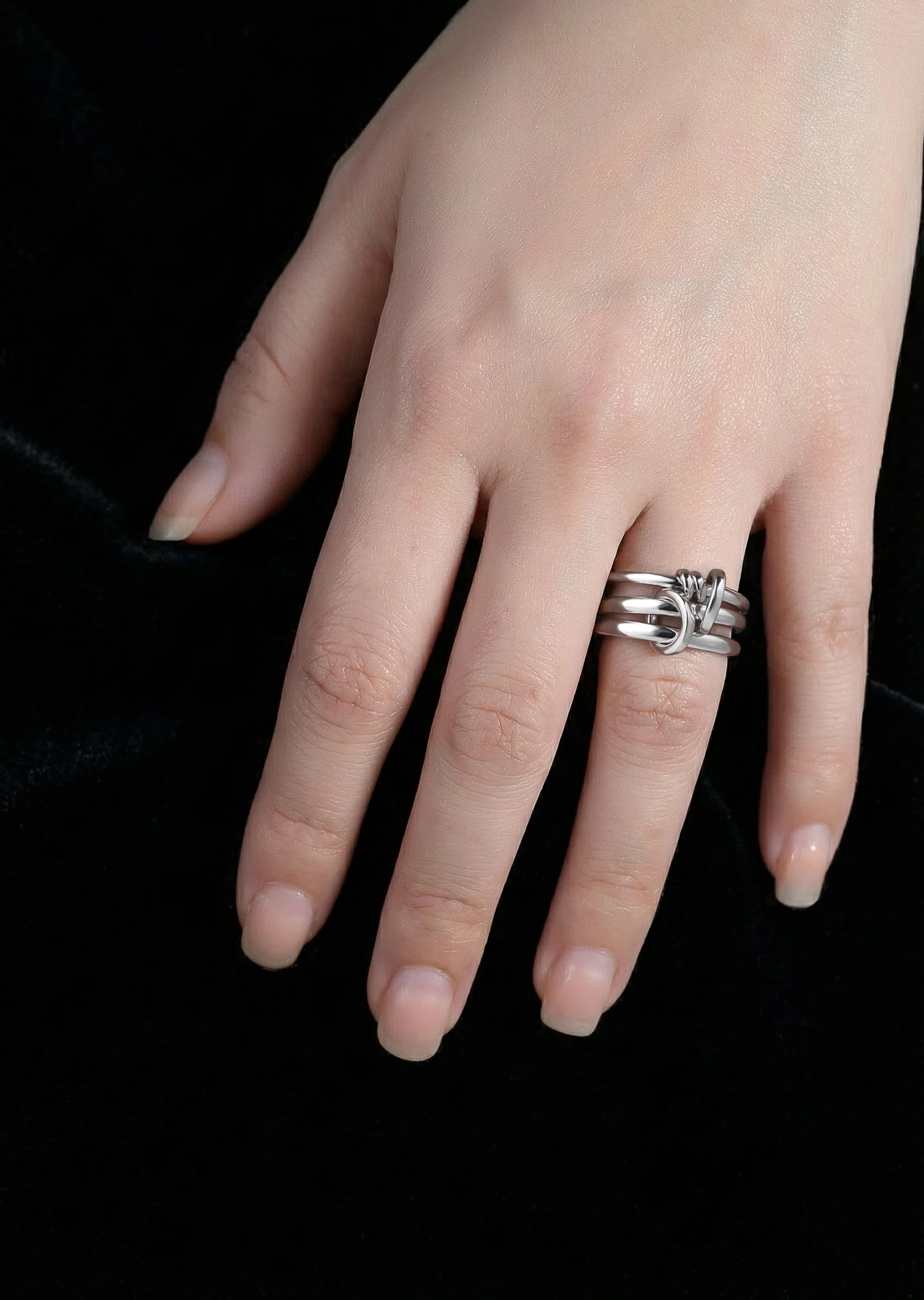 Halo Ring - Sterling Silver - Image 2