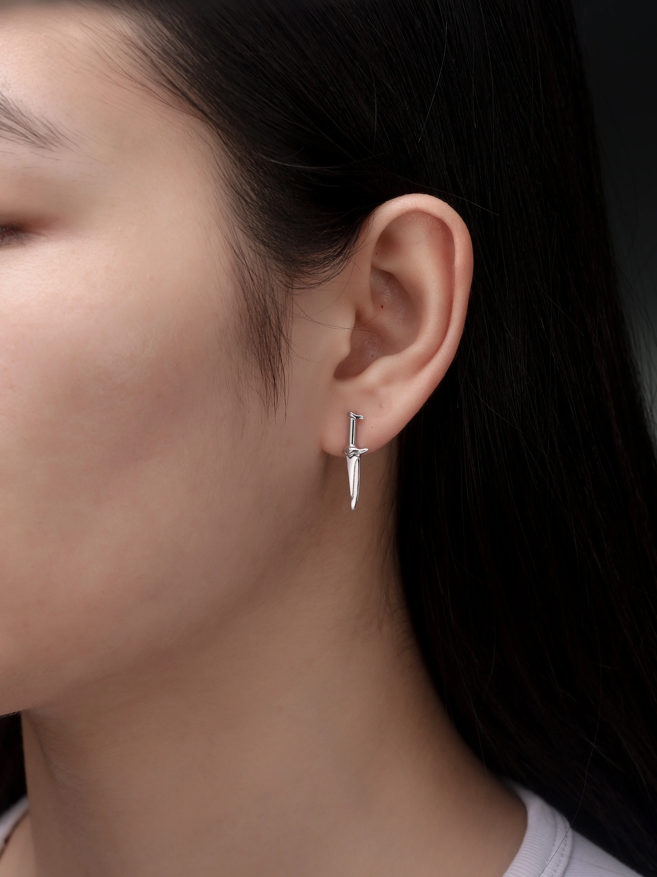 Ichi Dagger Studs - Sterling Silver - Image 2
