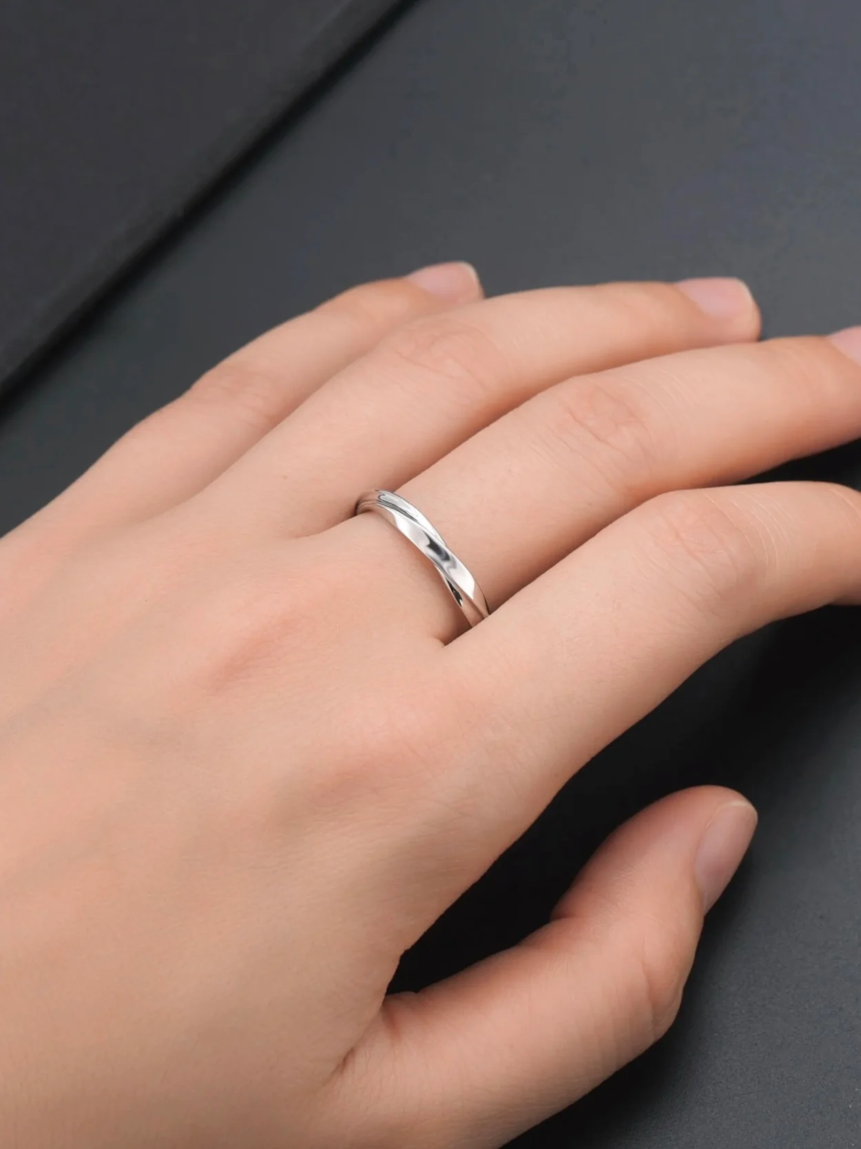 Infinity Ring - Sterling Silver - Image 4