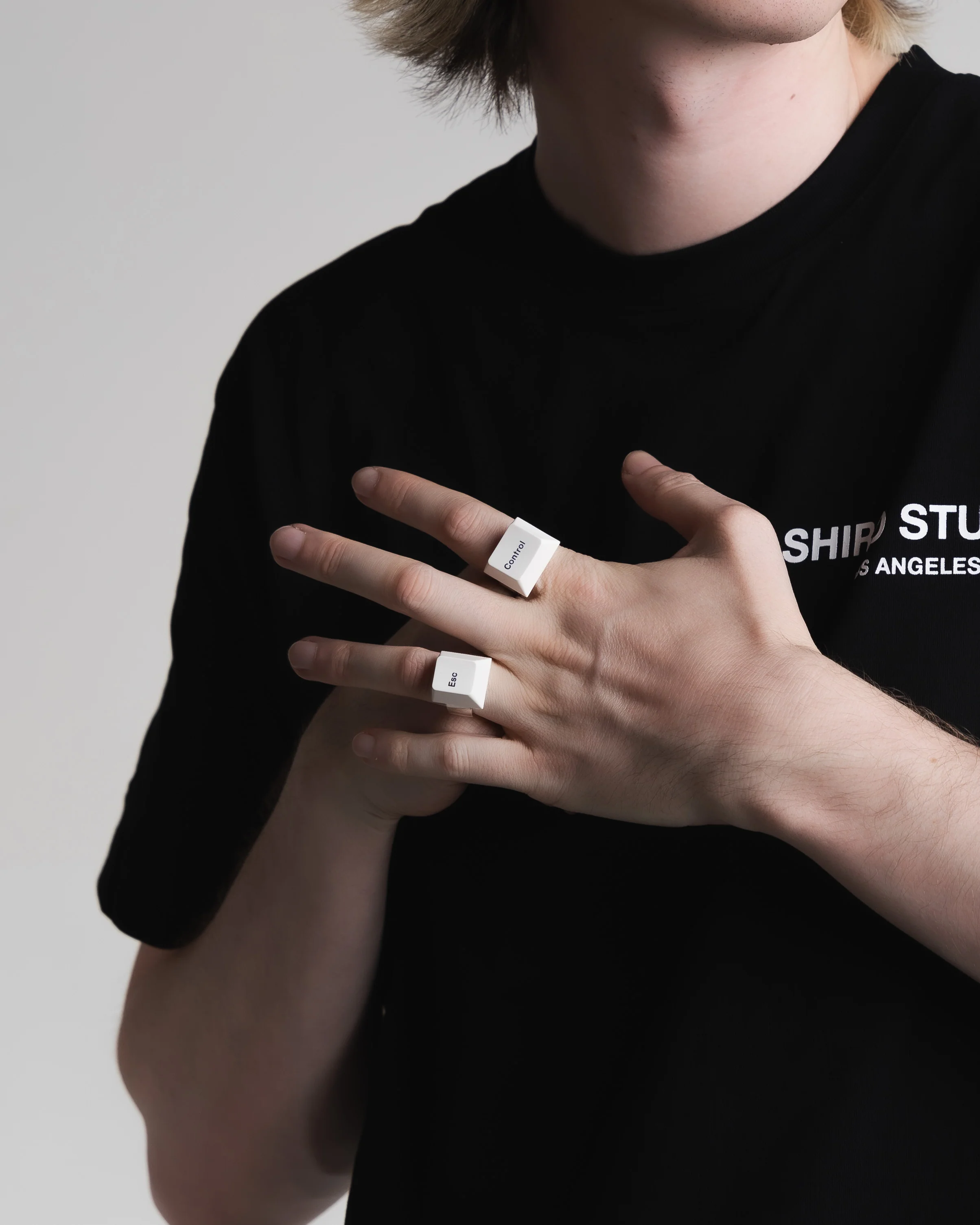 Keycap Ring - Sterling Silver - Image 4