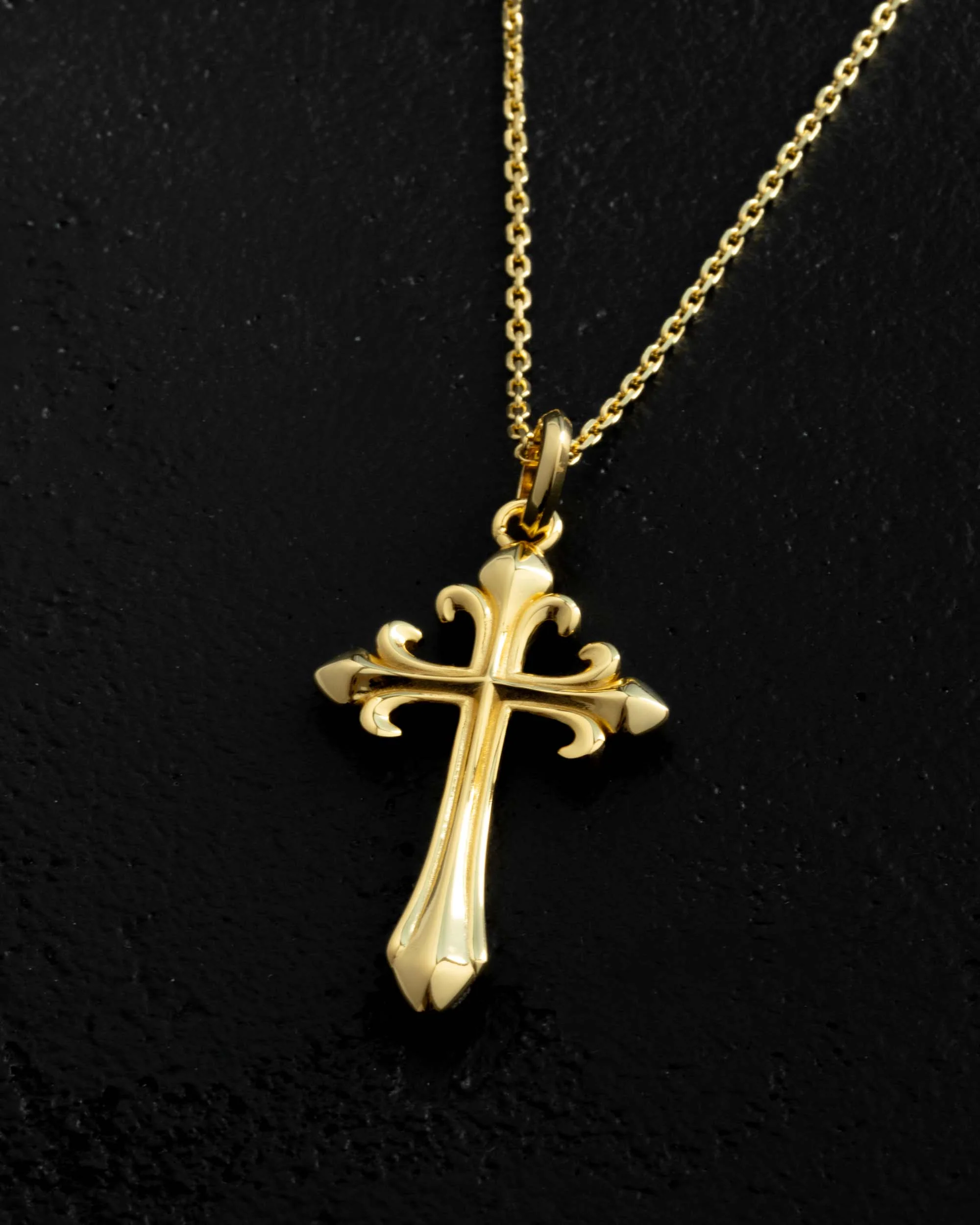 Santos Cross Necklace - 18K Gold - Image 2