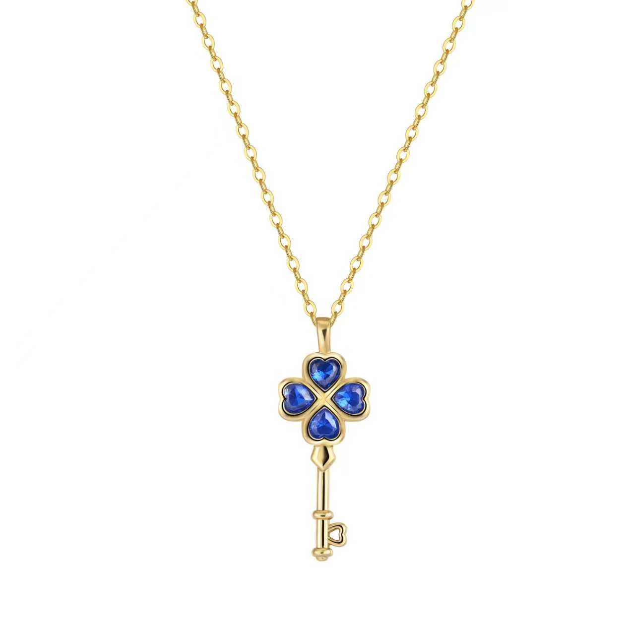 Wish Key Necklace - 18K Gold - Image 3