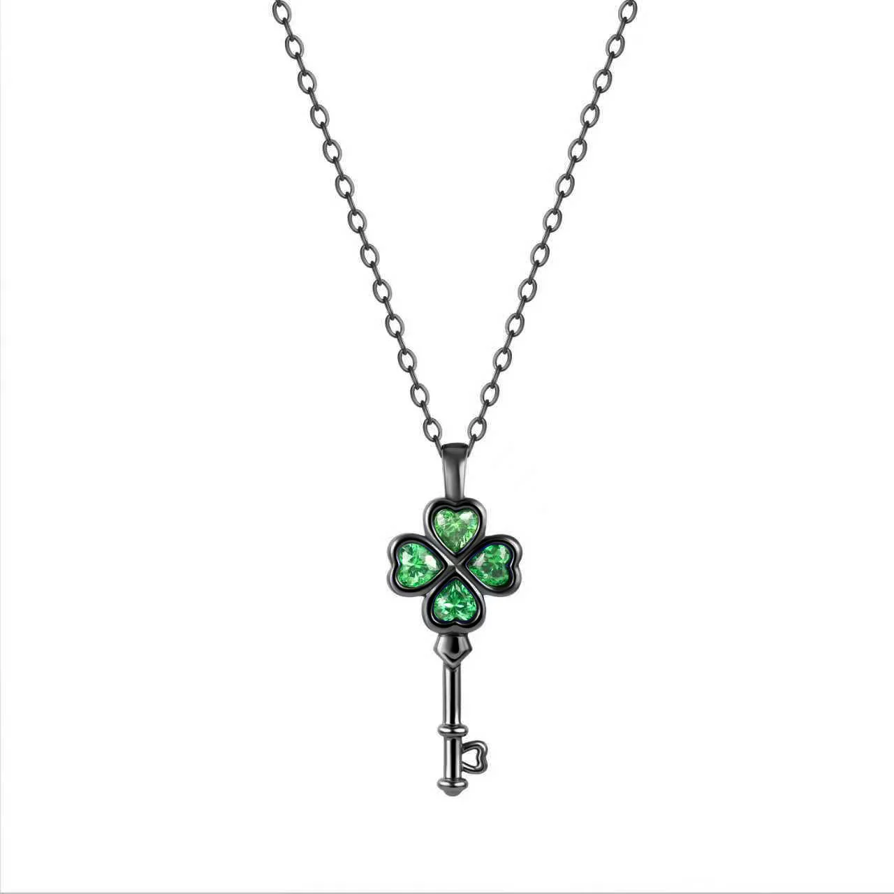 Wish Key Necklace - Black Gold - Image 4