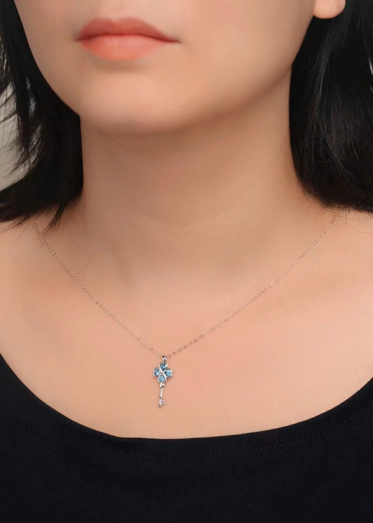 Wish Key Necklace - Sterling Silver - Image 10