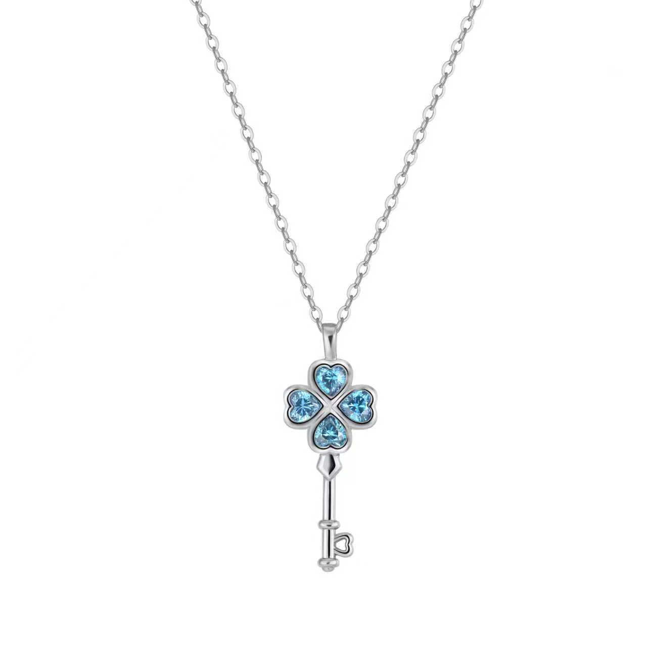 Wish Key Necklace - Sterling Silver - Image 4